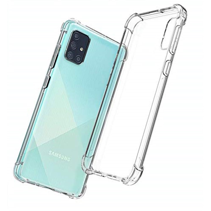 Ốp lưng cho Samsung A10 A11 A12 A13 A14 A22 A31 A32 A50 A51 A52 A53 A70 A71 A72 A73 5G 4G trong suốt chống sốc phát sáng khi bật led