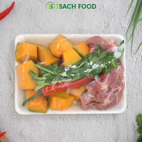 Canh Bí Đỏ Xương Heo 3S