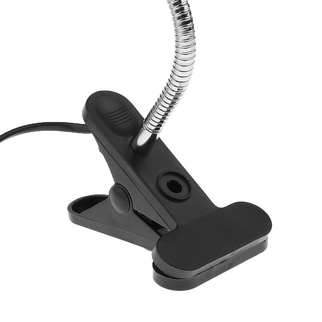 Gooseneck Reptile Ceramic Heating Light Bulb Lamp Holder E27 EU Plug