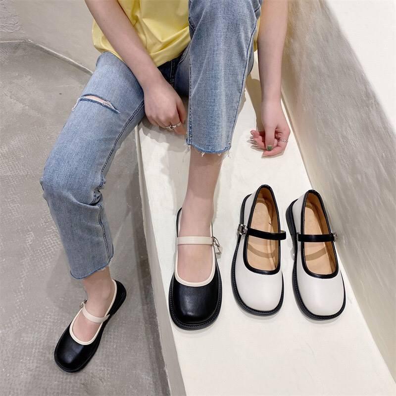 Giày búp bê nữ mũi tròn mary Janes FAROSA - K7 dáng lolita phong cách tiểu thư