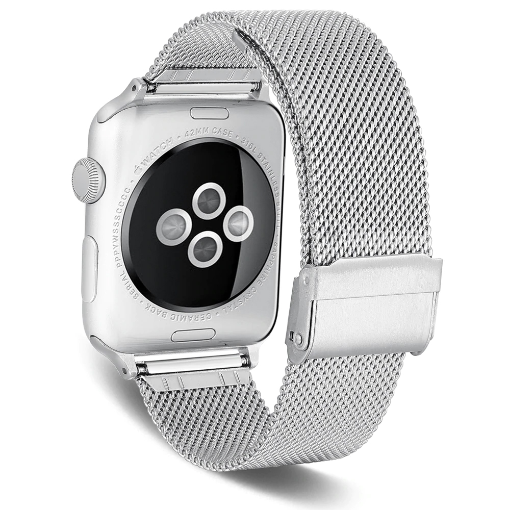 Dây Đeo Dành Cho Apple Watch Thép Không Gỉ Cao Cấp Nam Nữ Watchband for Apple Watch YE-014