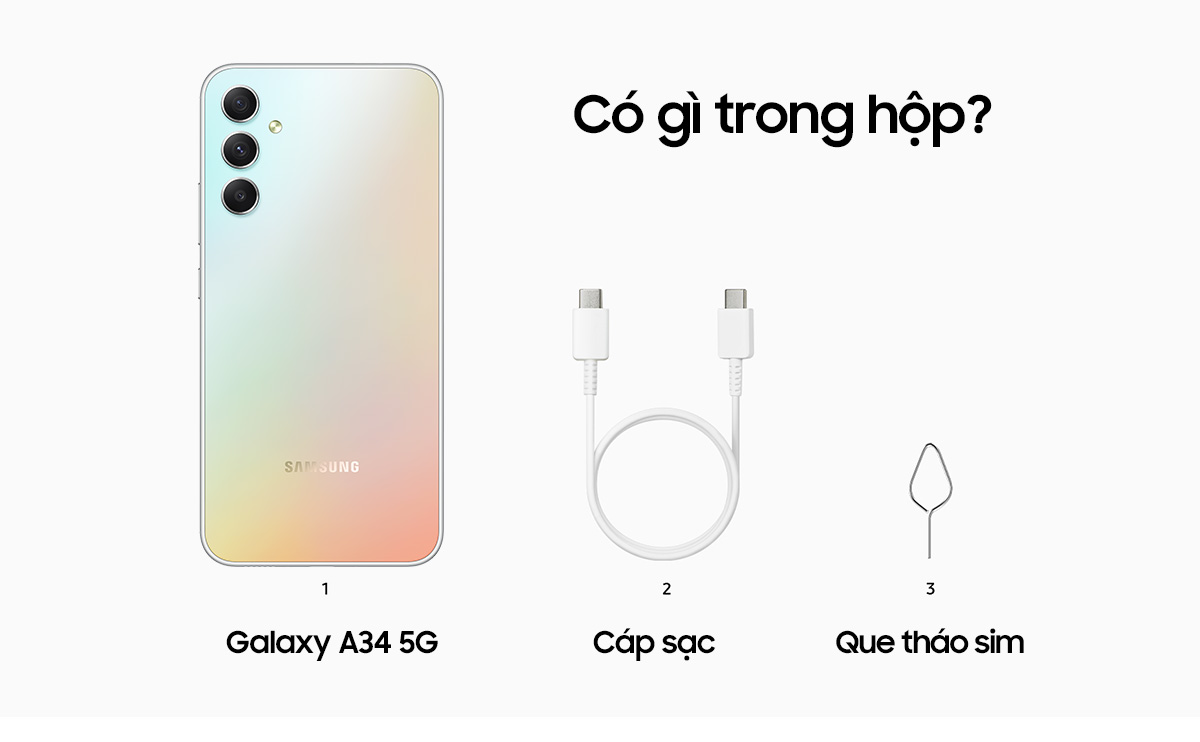 Điện thoại Samsung Galaxy A34 5G (8GB/128GB) - Hàng chính hãng