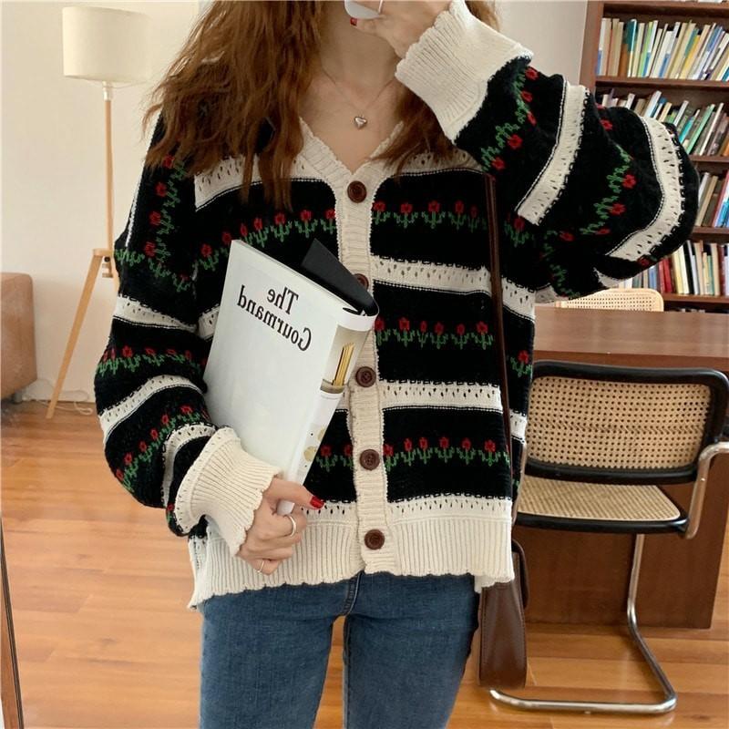 Áo khoác Sweater dệt kim