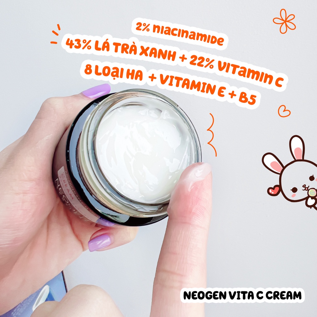 Kem Dưỡng Vitamin C Giảm Thâm Dưỡng Sáng Da Neogen Real Vita C Cream 50ml