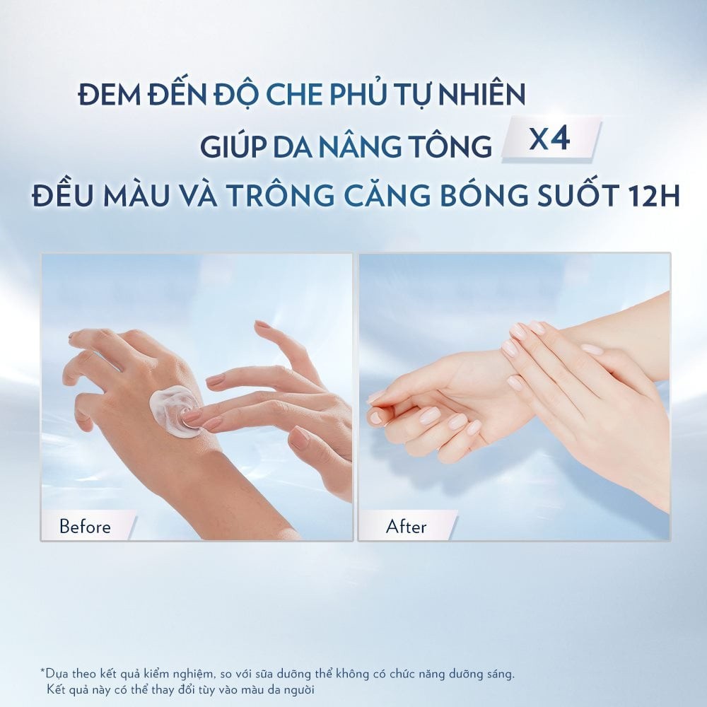 Sữa Dưỡng Thể Giúp Sáng Da Vaseline Nâng Tông Gấp 4 Lần Gluta-Hya Niacinamide Tone-up 300ml