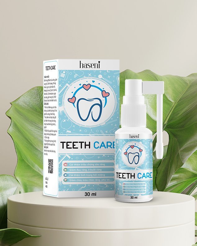 Xịt răng miệng Teeth Care haseni 30ml