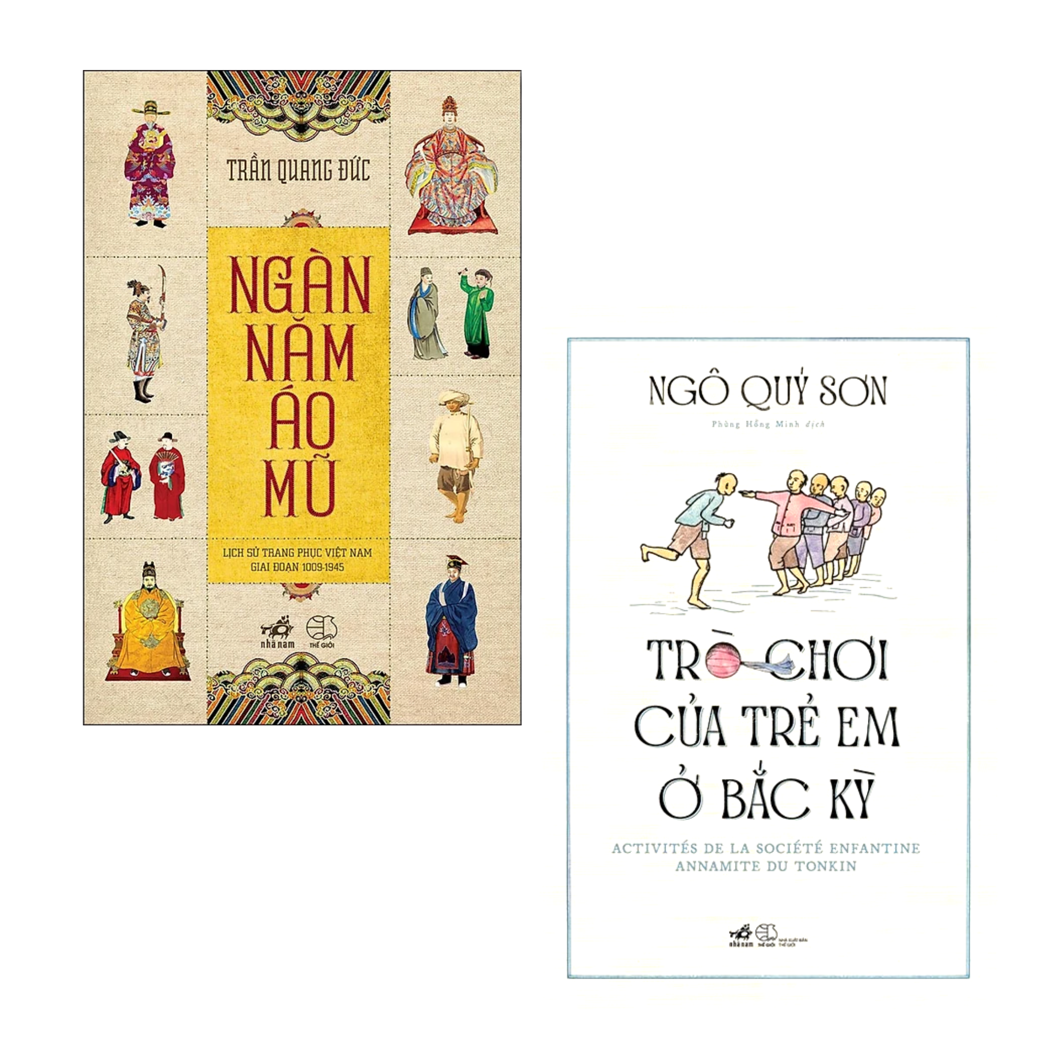 Combo 2 Cuốn Về Văn Hóa, Tín Ngưỡng Người Việt: Ngàn Năm Áo Mũ + Trò Chơi Của Trẻ Em Ở Bắc Kỳ