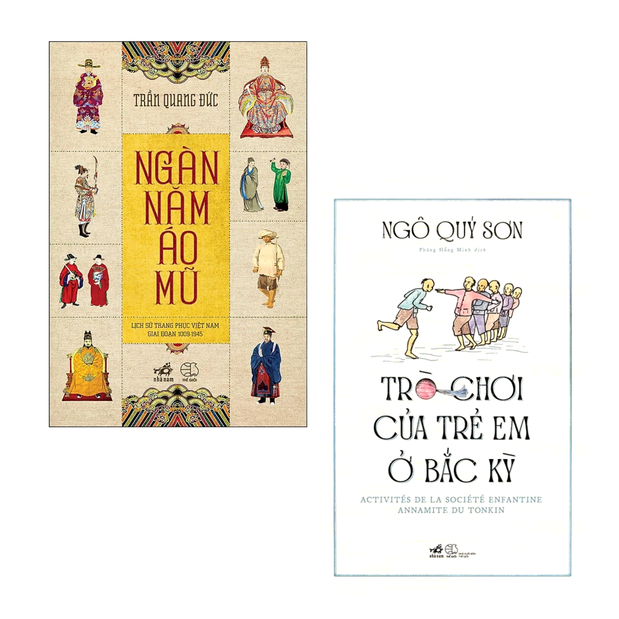 Combo 2 Cuốn Về Văn Hóa, Tín Ngưỡng Người Việt: Ngàn Năm Áo Mũ + Trò Chơi Của Trẻ Em Ở Bắc Kỳ (Sách Nhã Nam)