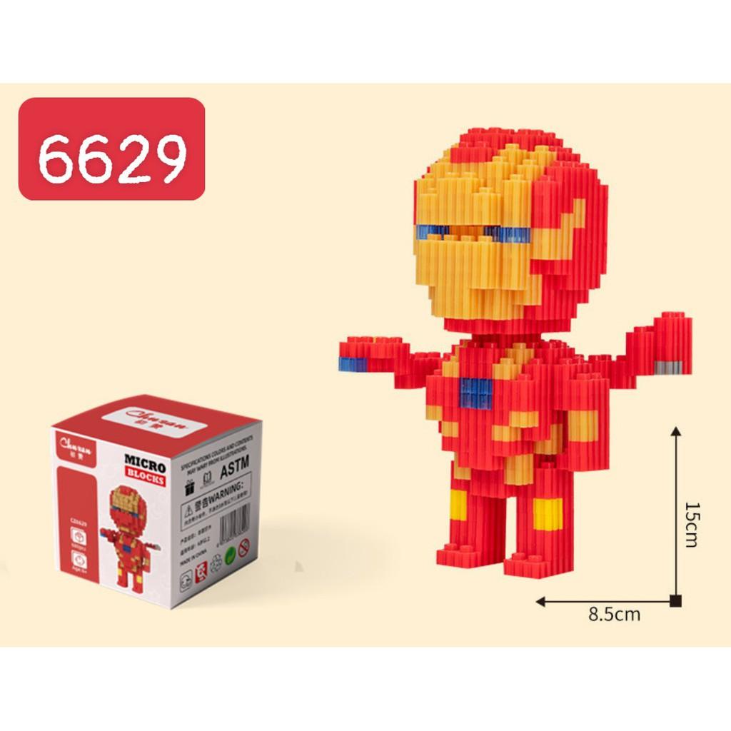 Lắp Ráp Xếp Hình Nanoblocks Siêu Anh Hùng - 1 hộp 1 con