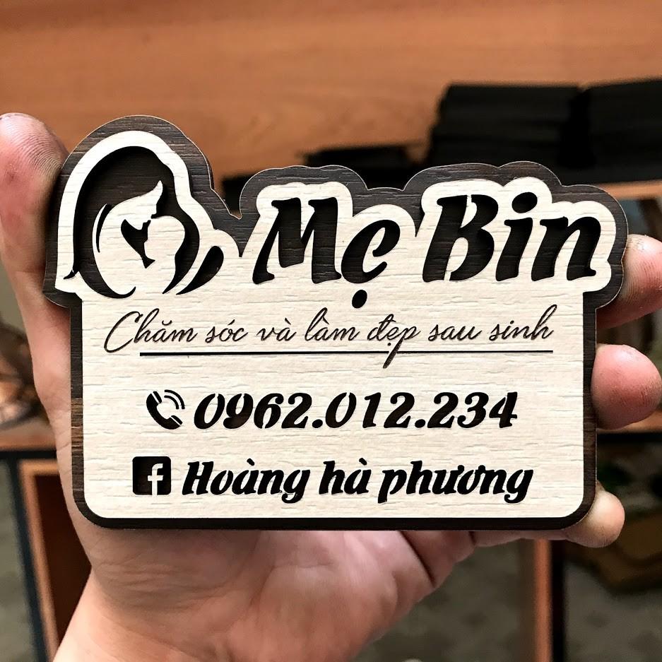 Bảng gỗ tên shop mini chúng tôi thiết kế theo yêu cầu