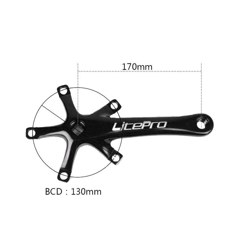 130BCD 45-58T Folding Bike Mountain  Chainwheel Plate Single Chainring - 45T
