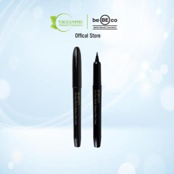 Bút kẻ mắt dạ lâu trôi suốt cả ngày , sắc nét BEBECO Hàn Quốc ALL DAY BLACK MAKKER PEN LINER