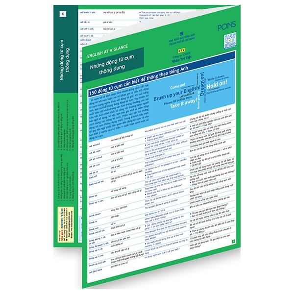 Sách English At A Glance – Những Động Từ Cụm Thông Dụng