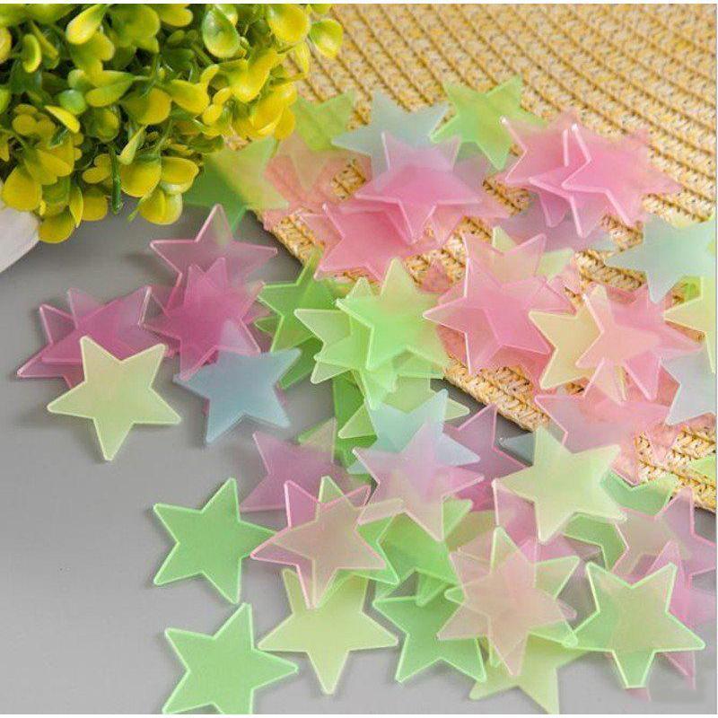 Bộ 100 Ngôi Sao Dạ Quang Lấp Lánh Decor Phòng