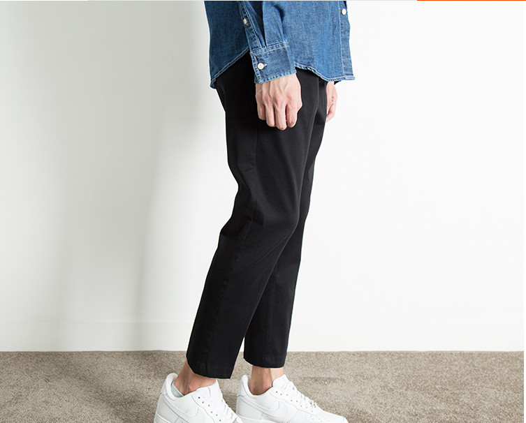 Quần kaki ống côn nam chất kaki mềm