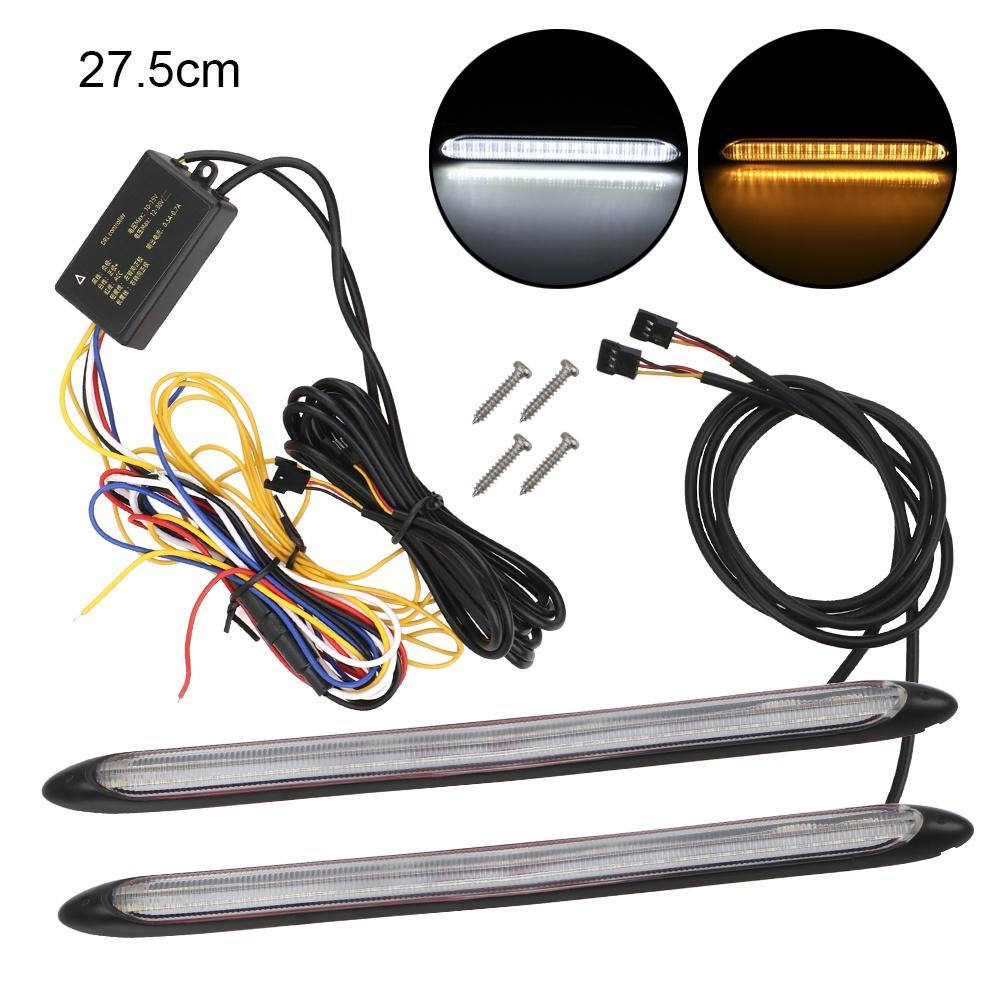 Set 2 đèn LED tín hiệu DC 12V chống thấm nước tiện dụng cho xe hơi