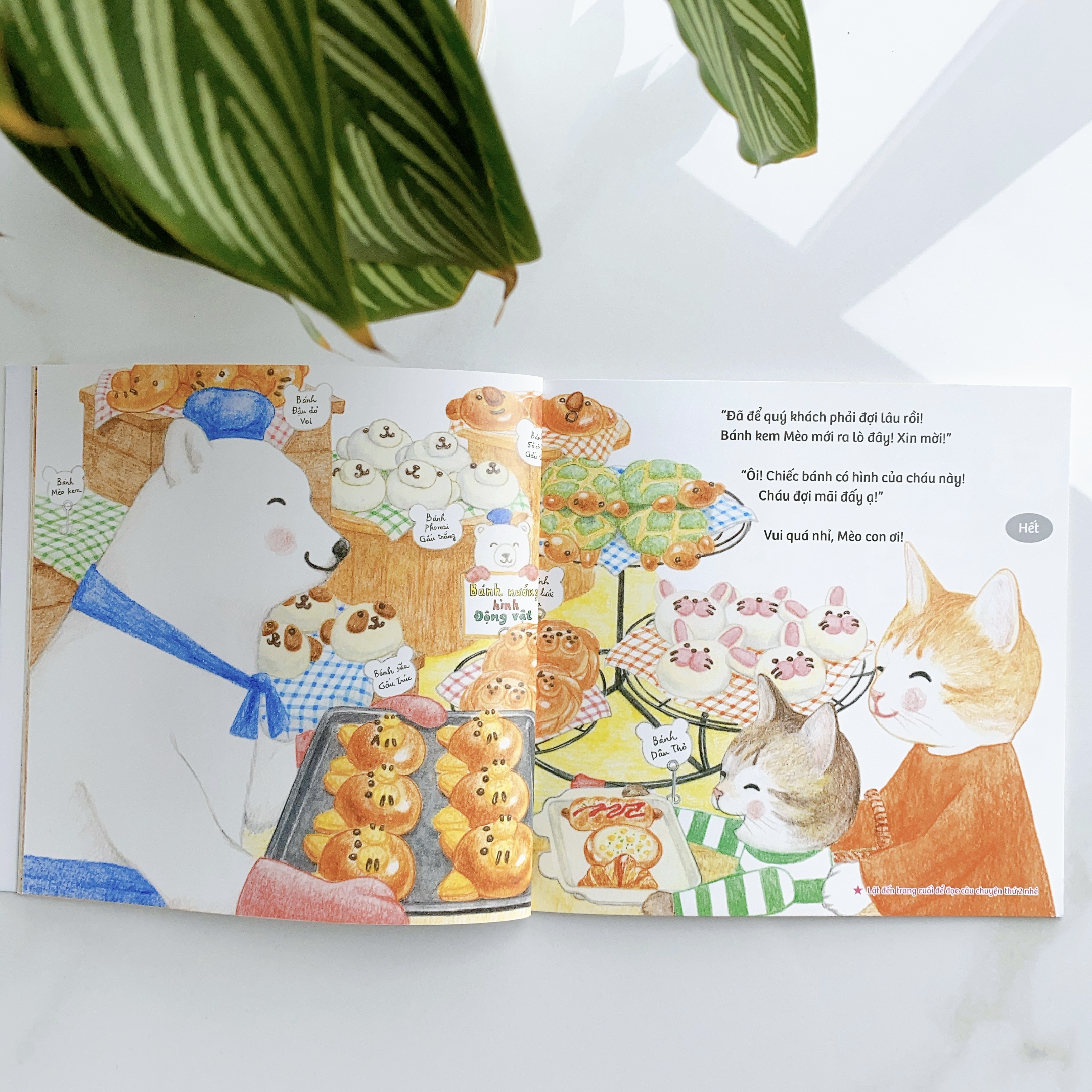 Sách Ehon Nhật Bản Phát triển tư duy cho bé 3 6 tuổi - Tiệm bánh động vật
