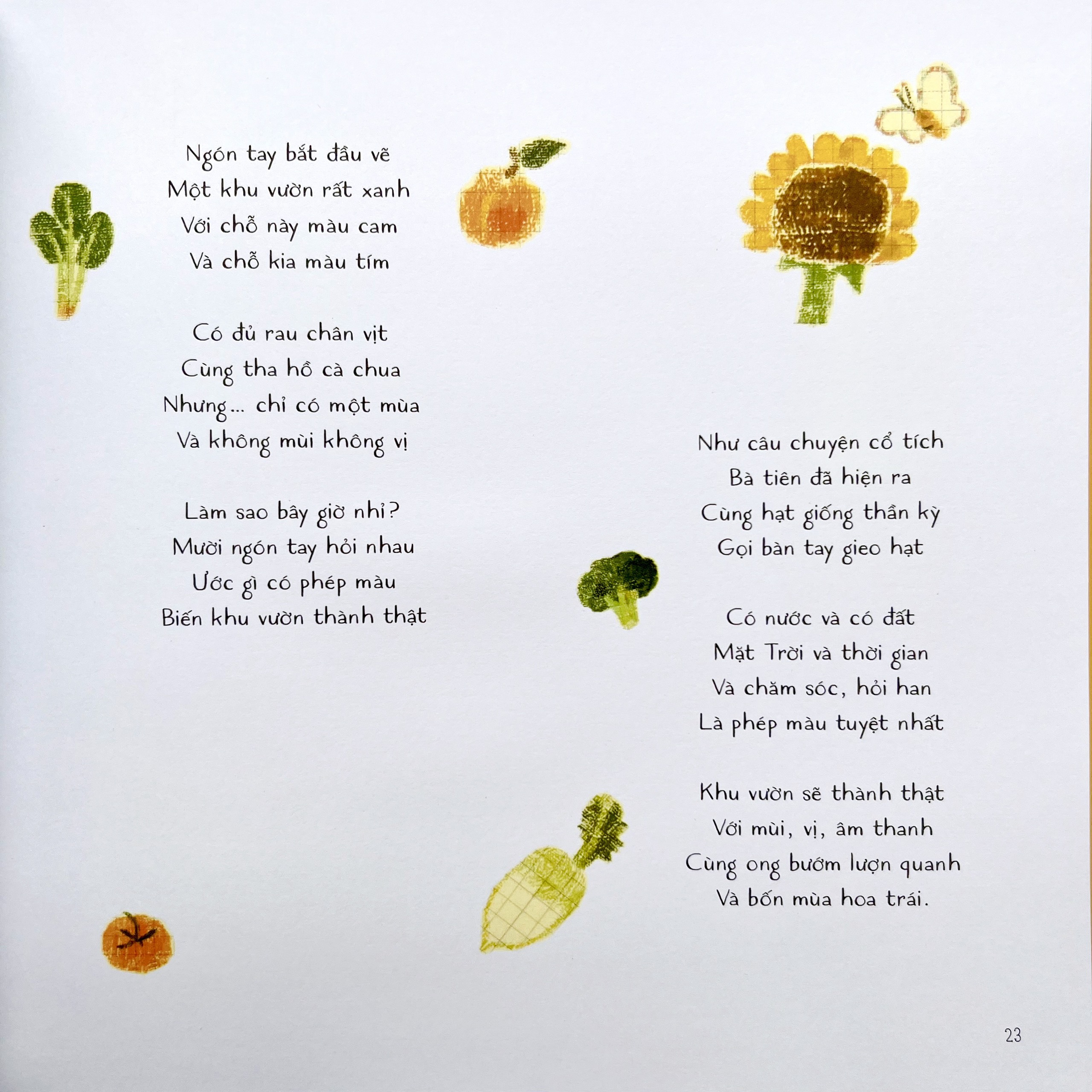 Sách Thơ Cho Bé - Vương Quốc Nhỏ Bí Mật - Bìa Cứng