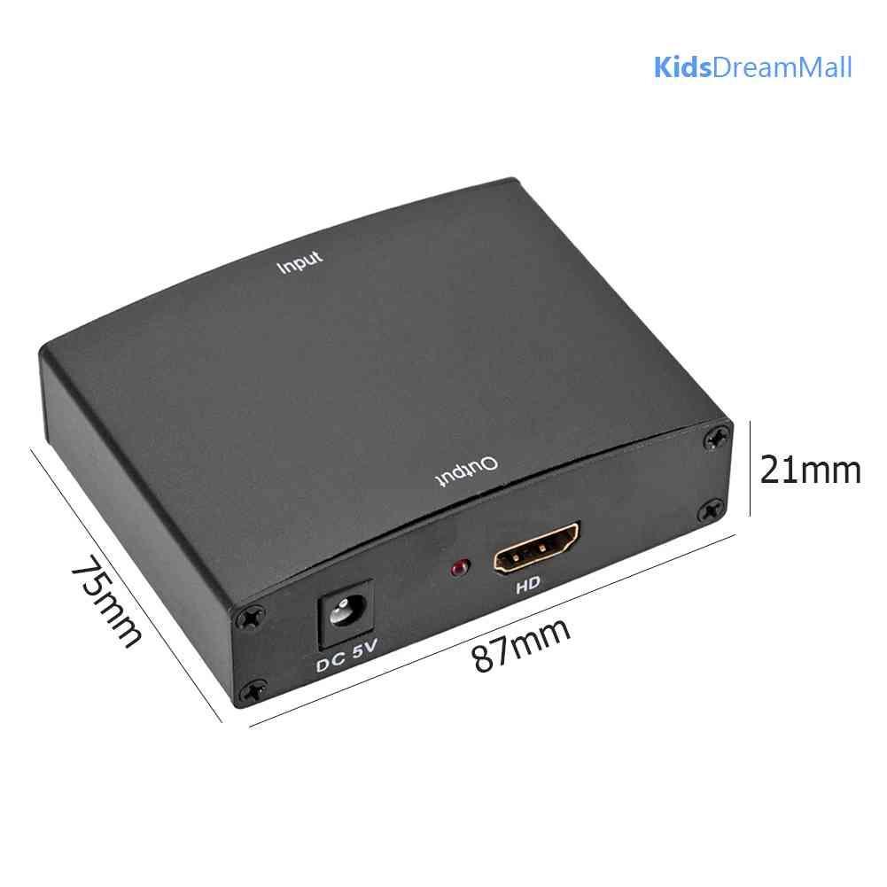 Mới Bộ Chuyển Đổi Âm Thanh YPBPR Sang HDMI 1080P + R / L