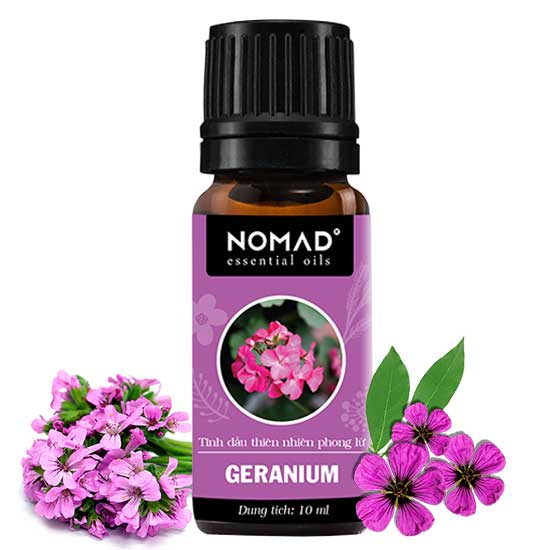 Tinh Dầu Thiên Nhiên Hoa Phong Lữ Nomad Essential Oils Geranium