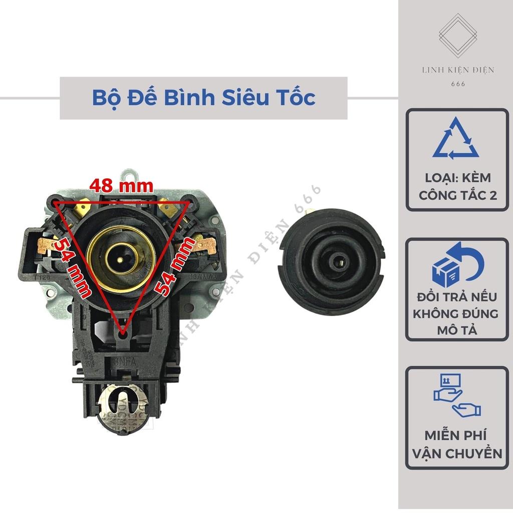 Đế Ấm Siêu Tốc Kèm Công Tắc Đế Bình Siêu Tốc Chân Âm Đun Nước