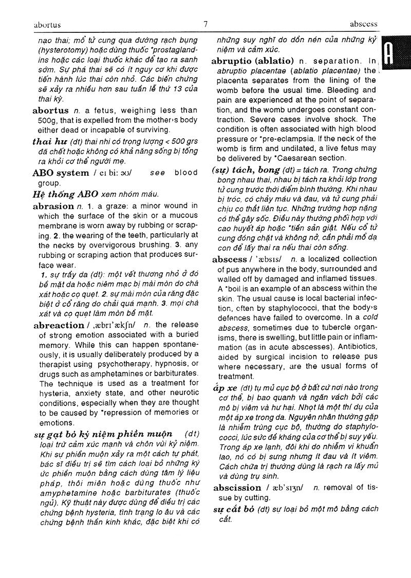 Từ Điển Y Học Anh - Việt