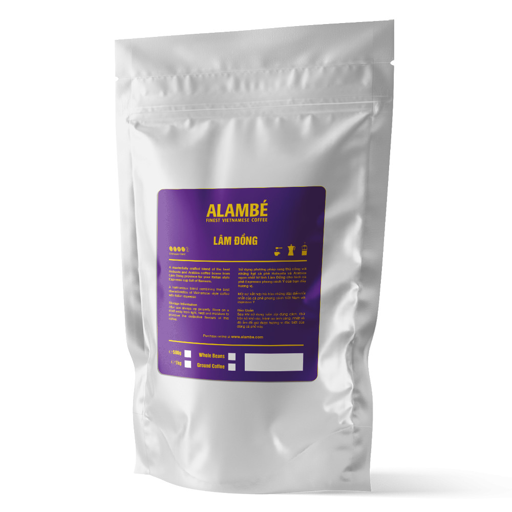 CÀ PHÊ RANG XAY ALAMBÉ - LÂM ĐỒNG 500g