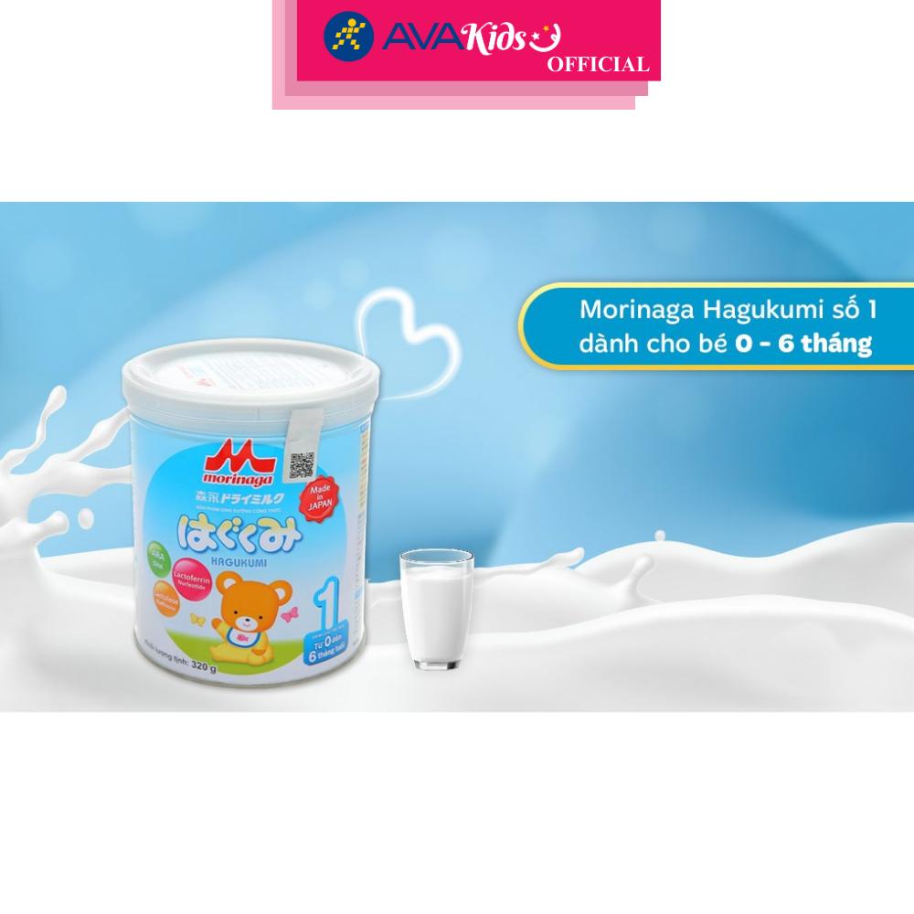 Sữa bột Morinaga Hagukumi số 1 320g (0 - 6 tháng) - Hàng Chính Hãng