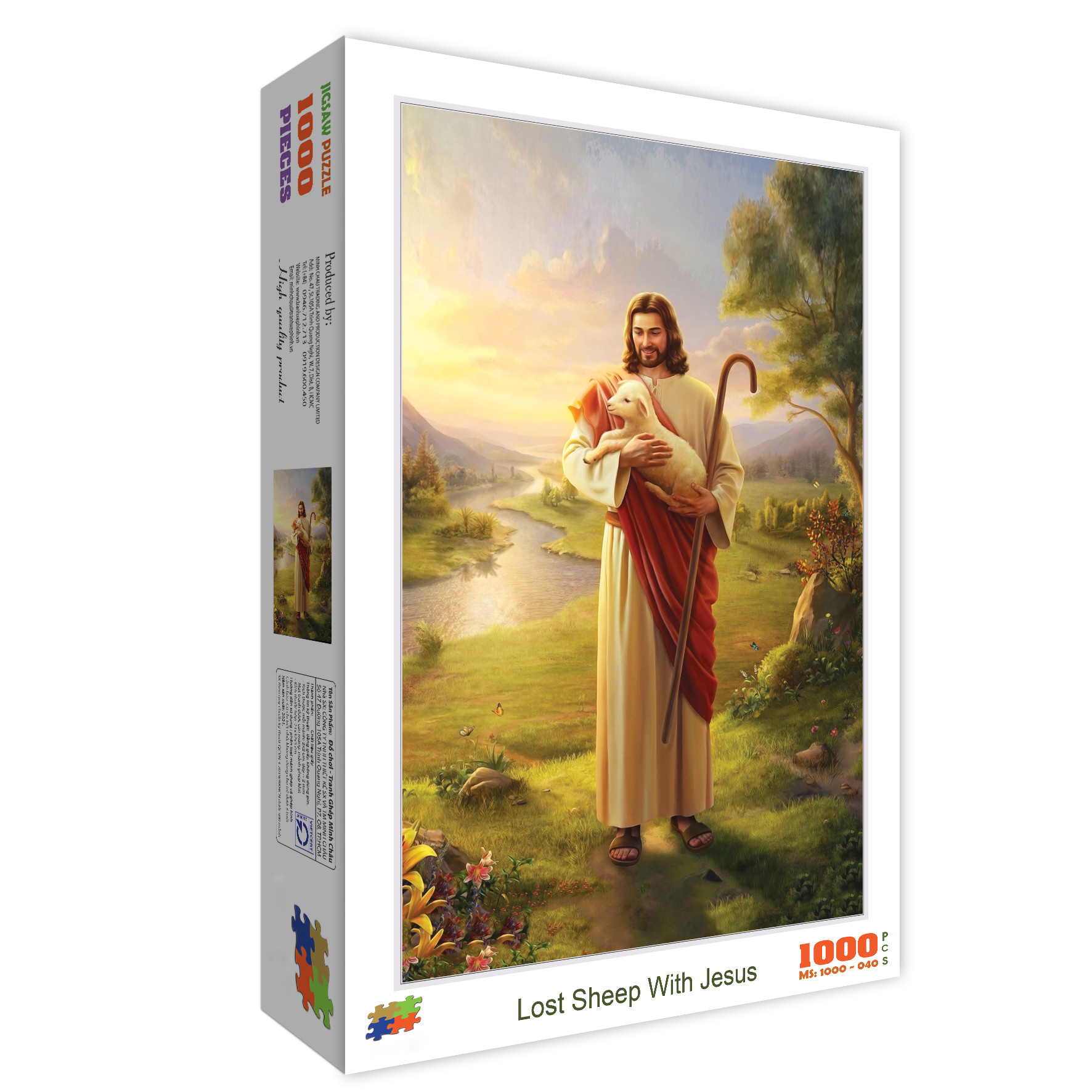 Bộ tranh xếp hình cao cấp 1000 mảnh – Lost Ship With Jesus