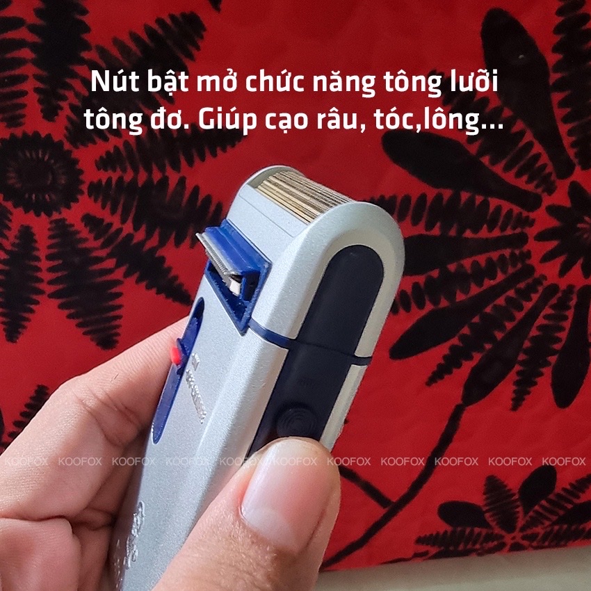 Máy cạo râu cao cấp cho nam đa năng sạc pin ,thiết kế lưỡi kép ,cắt tỉa , đẳng cấp phái mạnh ,nhỏ gọn tiện lợi mang theo mọi nơi