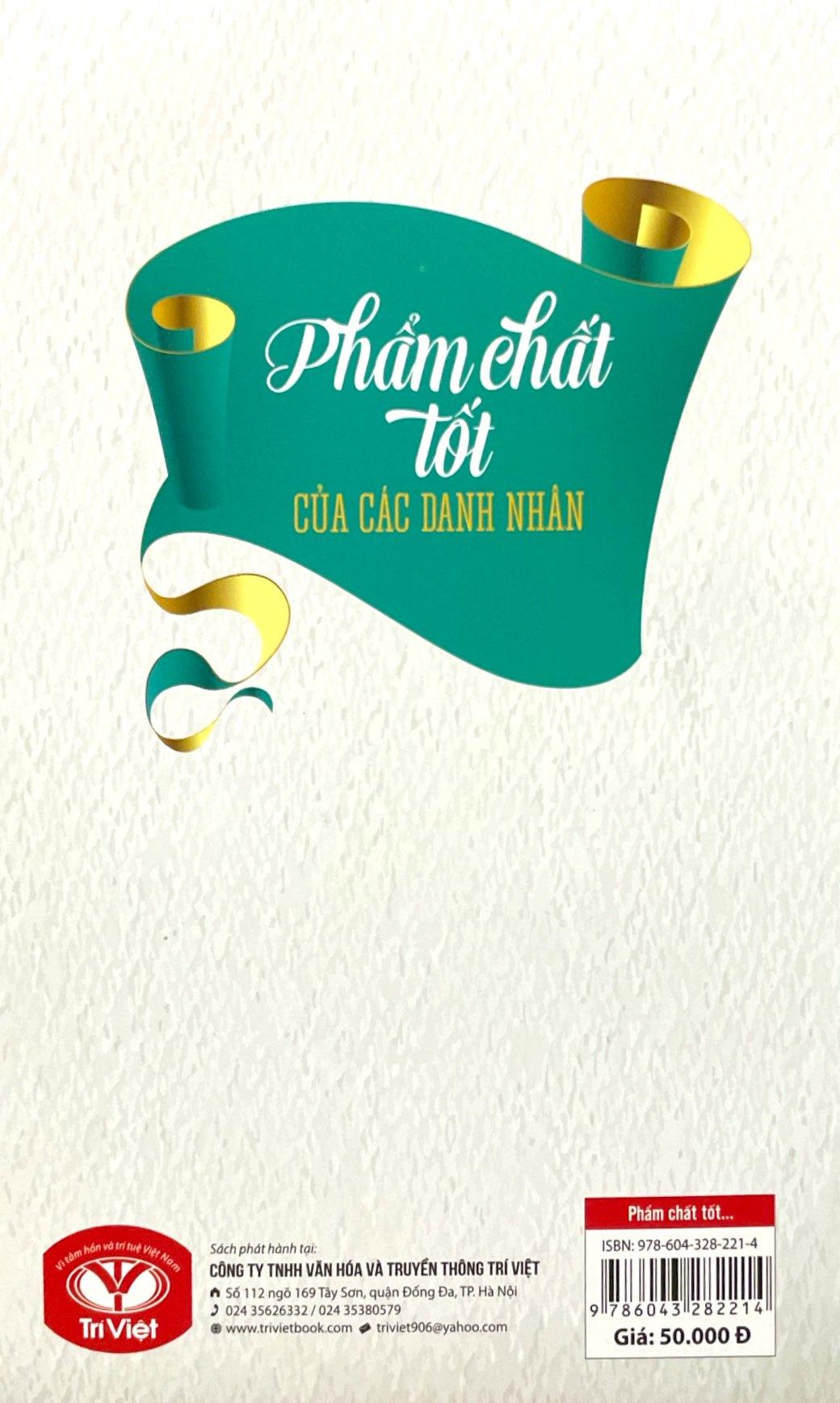 Phẩm Chất Tốt Của Các Danh Nhân