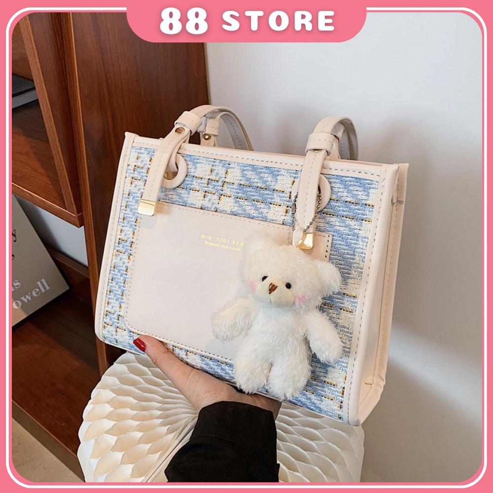 Túi xách nữ công sở đeo vai tote da pu cao cấp hàng quảng châu đi học đi chơi thời trang hàn quốc dễ thương TX-223A