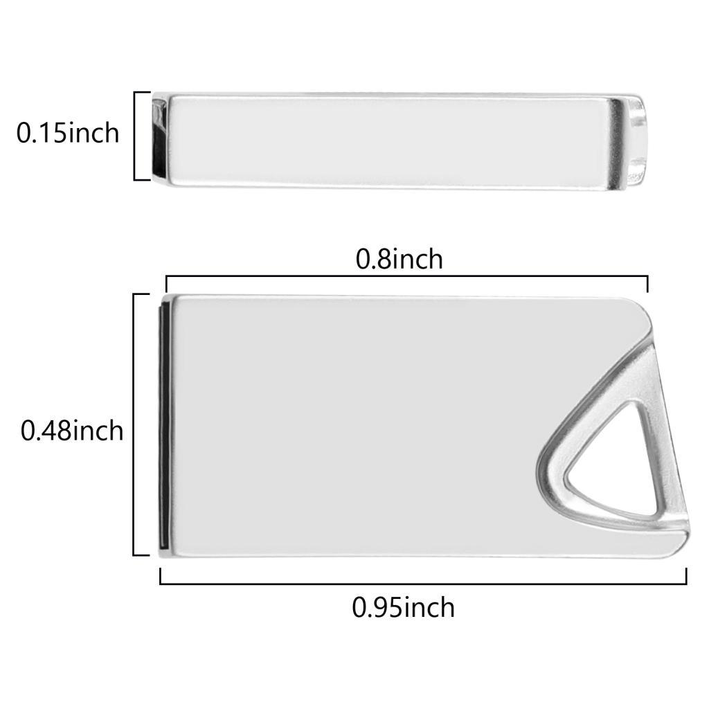 Metal Waterproof Mini USB 2.0 Flash Drive Portable Memory Stick
