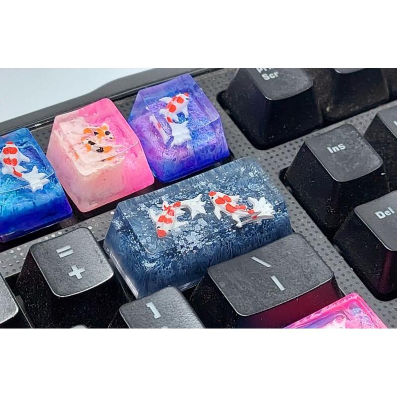 Keycap cá koi 2u OEM (BACKSPACE) trang trí bàn phím cơ gaming