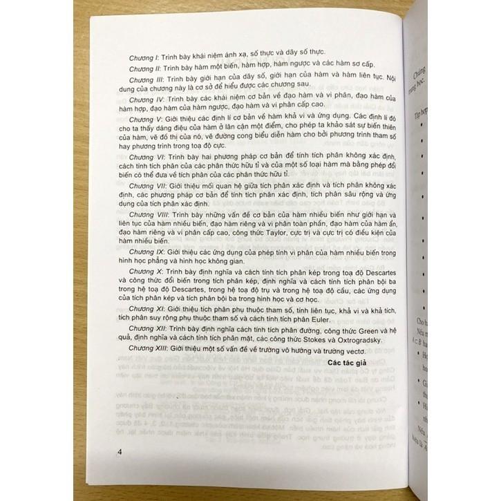 Sách - Combo Toán Học Cao Cấp - Bài Tập Toán Học Cao Cấp - Tập 2 (Giải Tích) - KHỔ TO - HV - ảnh 7