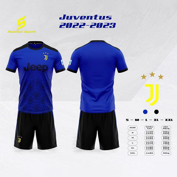 Bộ quần áo đá banh Sao Việt CLB Juventus 2022 - 2023