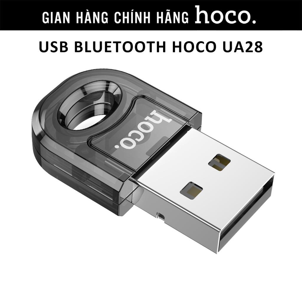 Usb bluetooth 5.1 HOCO giúp máy tính bàn, PC, Laptop có bluetooth, kết nối nhiều thiết bị cùng lúc hàng chính hãng