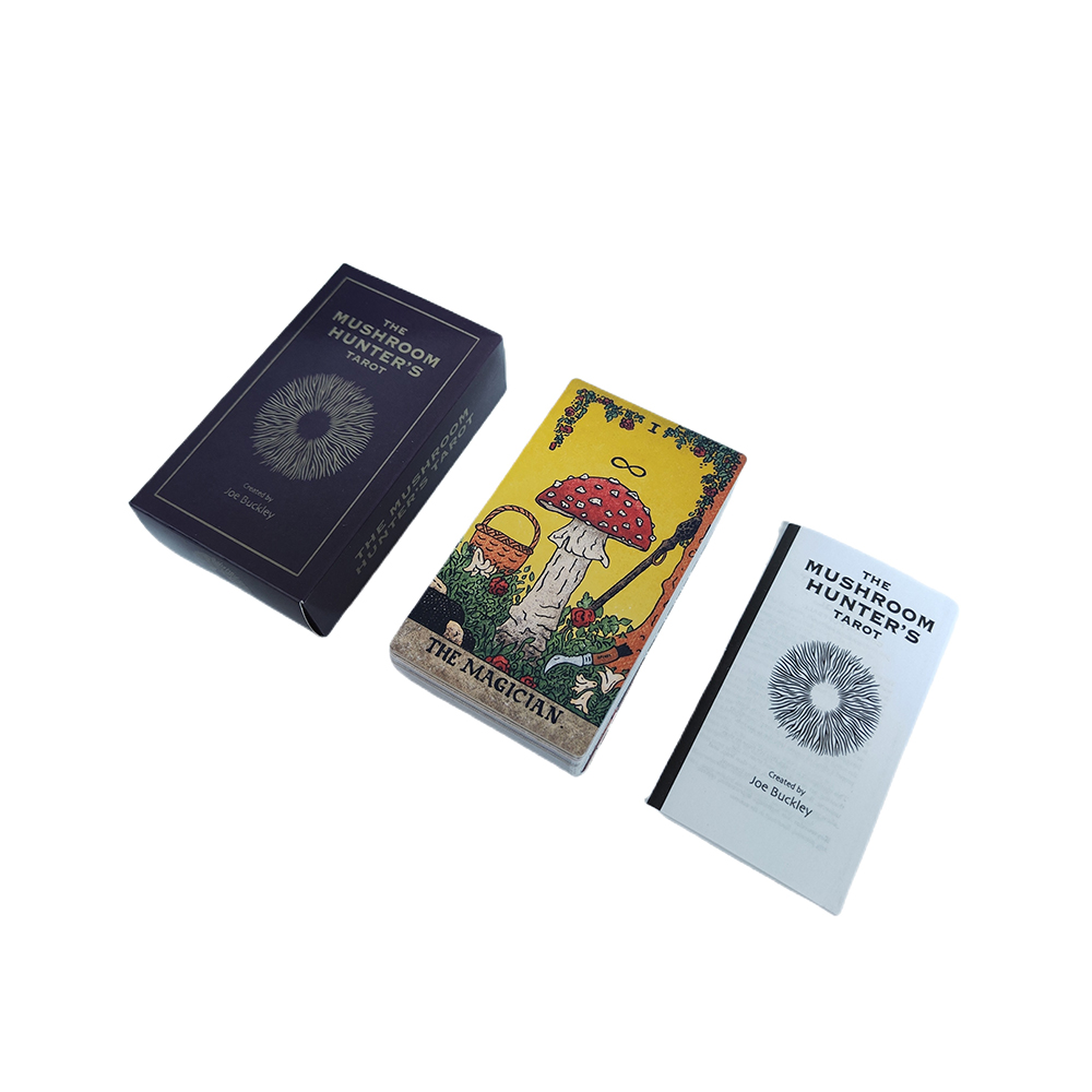 [Size Gốc] Bộ bài Mushroom Hunter's Tarot 78 lá 7x12 cm đá thanh tẩy