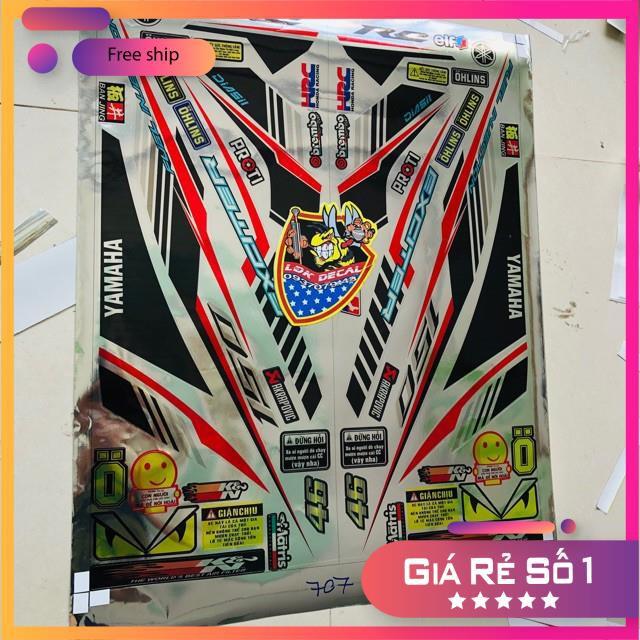 Tem rời dành cho xe exciter 150 Y15zr Crom