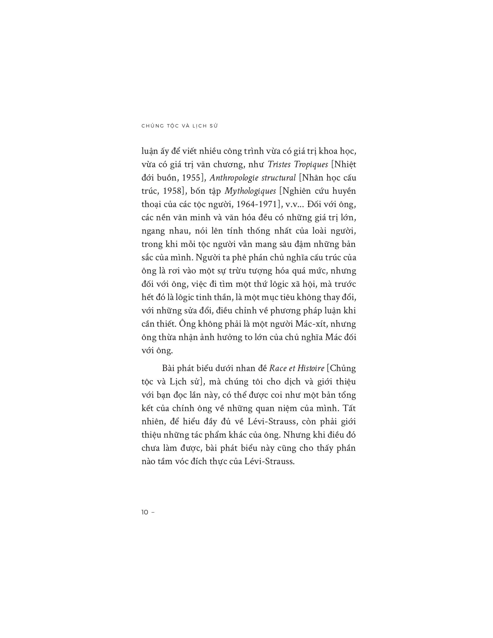 Sách - Chủng Tộc Và Lịch Sử