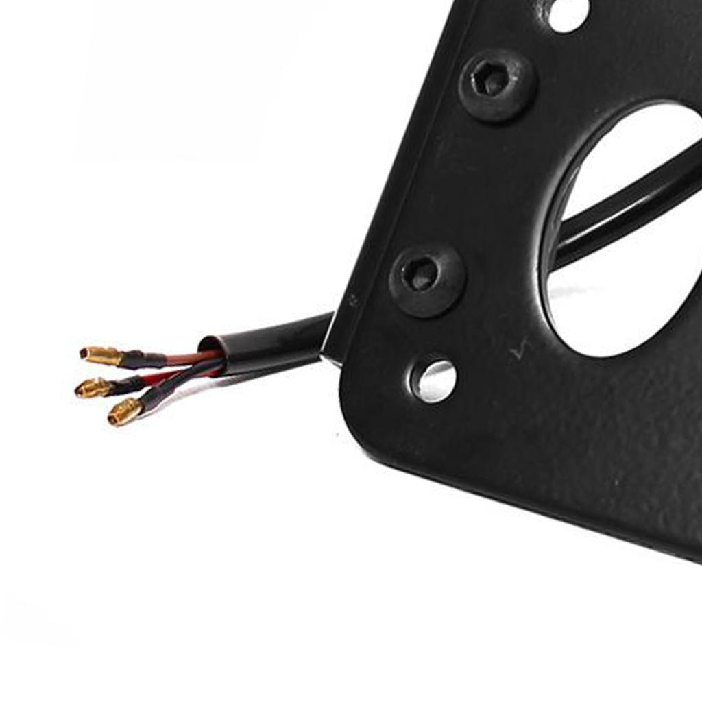 Motorcycle LED Brake Tail Light License Plate Lamp W/ Bracket For Chopper