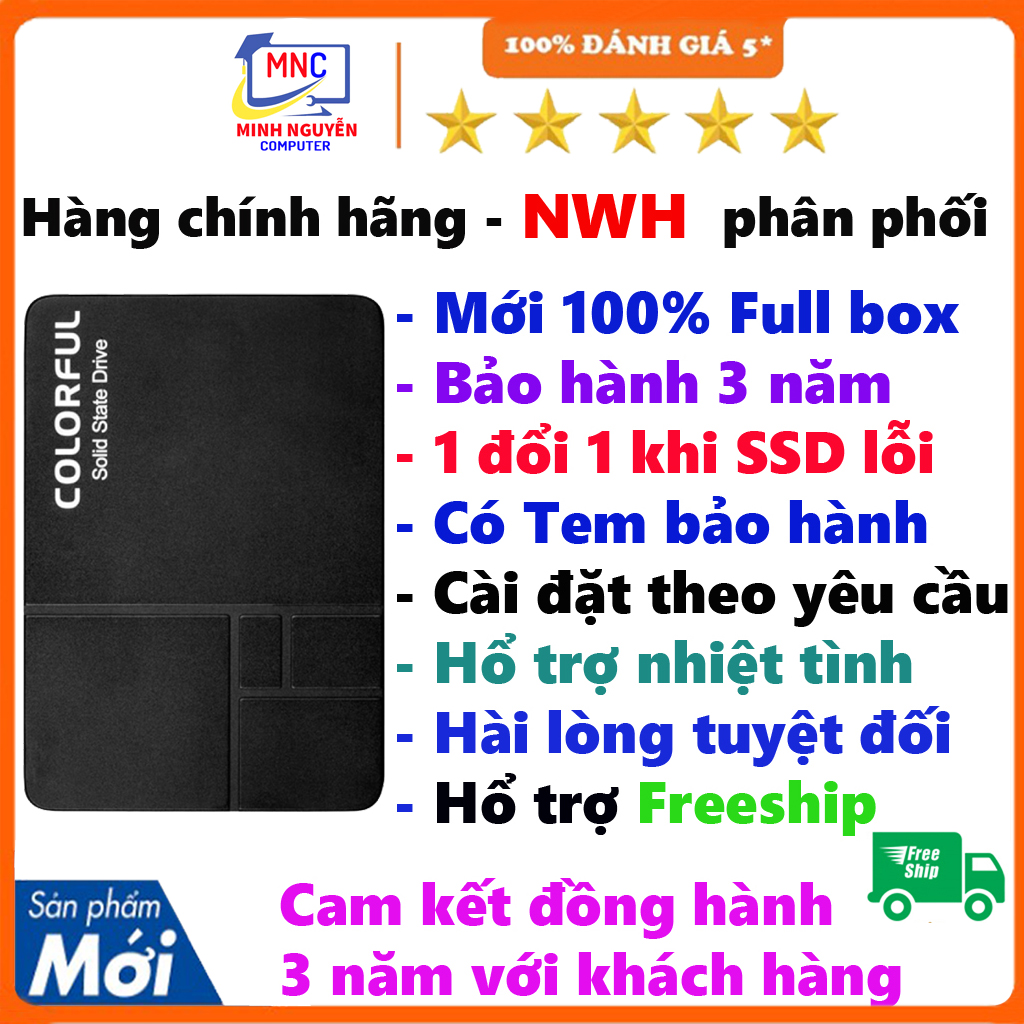 Ổ Cứng SSD 128GB Colorful 2.5inch Chuẩn SATA III - Hàng Chính Hãng