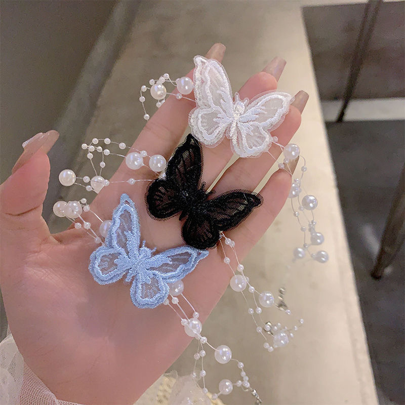 Vòng Cổ Choker Hạt Dây Mix Bướm Cực Xinh