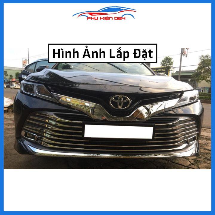 Ốp trang trí mặt ca lăng, calang Camry 2019-2020 ốp phía dưới nắp capo trang trí làm đẹp xe