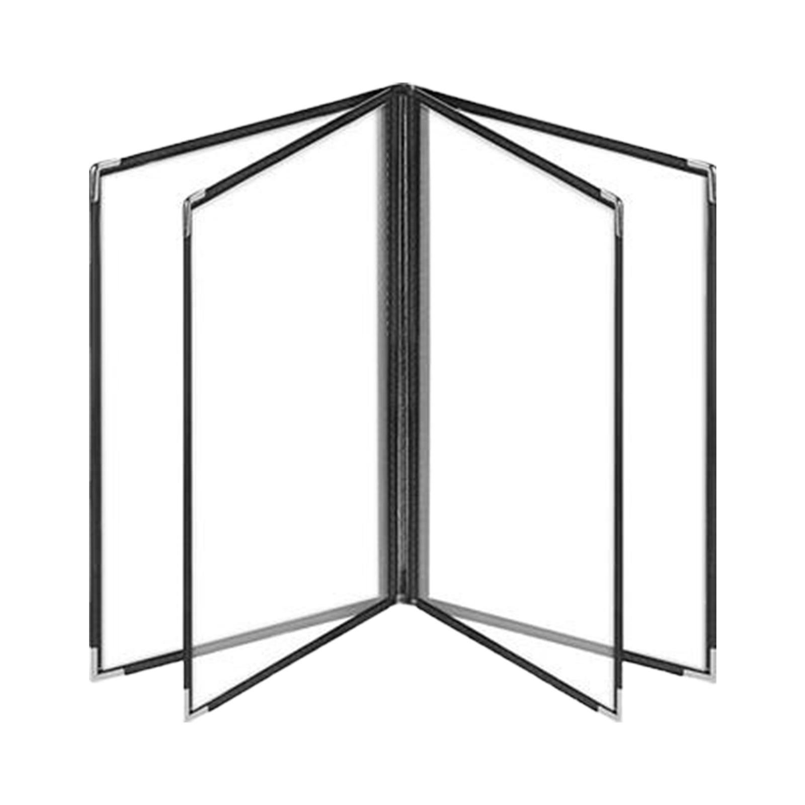 Menu Holder Metal Corners Menu Covers Holder for Cafe Hotel Restaurant