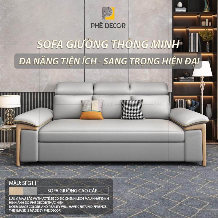 SOFA GIƯỜNG CAO CẤP - SFG111 - 1m6