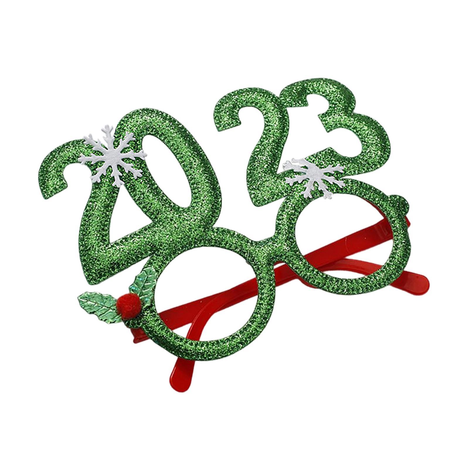 Christmas Glasses Prop Kit Christmas Decoration Costume Glasses Cosplay Glasses for Cosplay