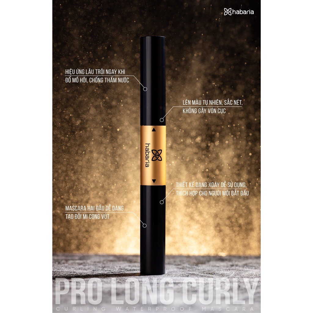 Mascara hai đầu Habaria Pro Long Curly