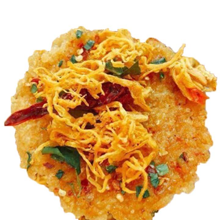 0.5kg khô gà và 0.5kg cơm cháy lắc khô gà
