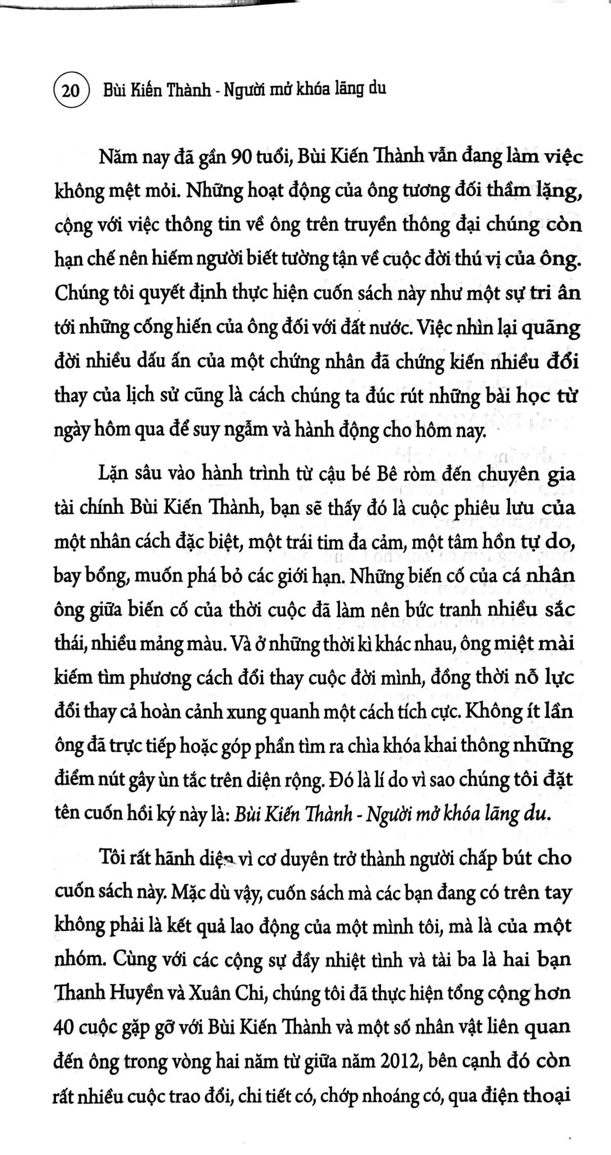 Sách - Bùi Kiến Thành - Người Mở Khóa Lãng Du (Tái Bản 2025)